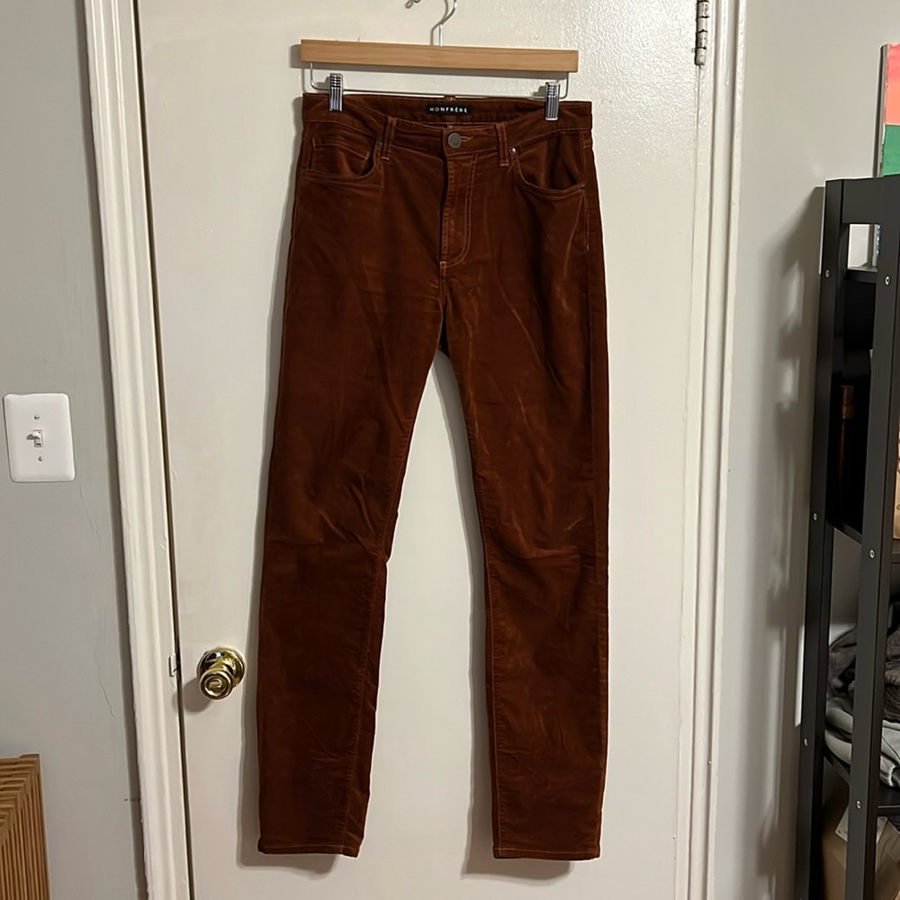 Monfrere Burnt Cinnamon Velvet Jeans